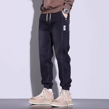 High Quality Fashion Men'S Cargo Pants Hip Hop Trend Streetwear Jogging Pants Men Casual Elastic Waist Men Clothing Trousers