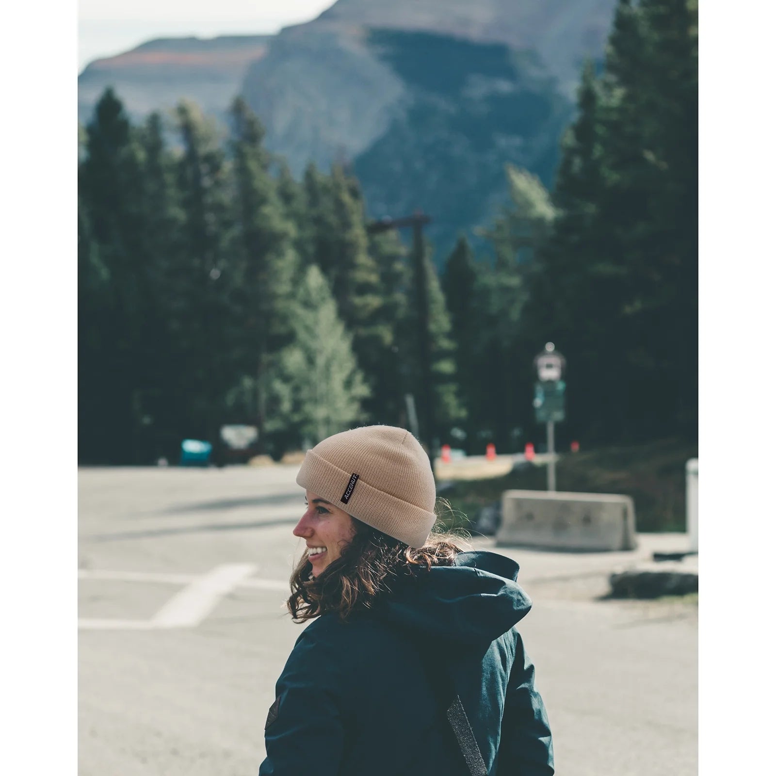 Unisex Acrylic Knit Beanie - Cozy Winter Ski Cap in Solid Colors for Men & Women - Stretchy Cuffed Skull Hat for Warmth and Style Sand