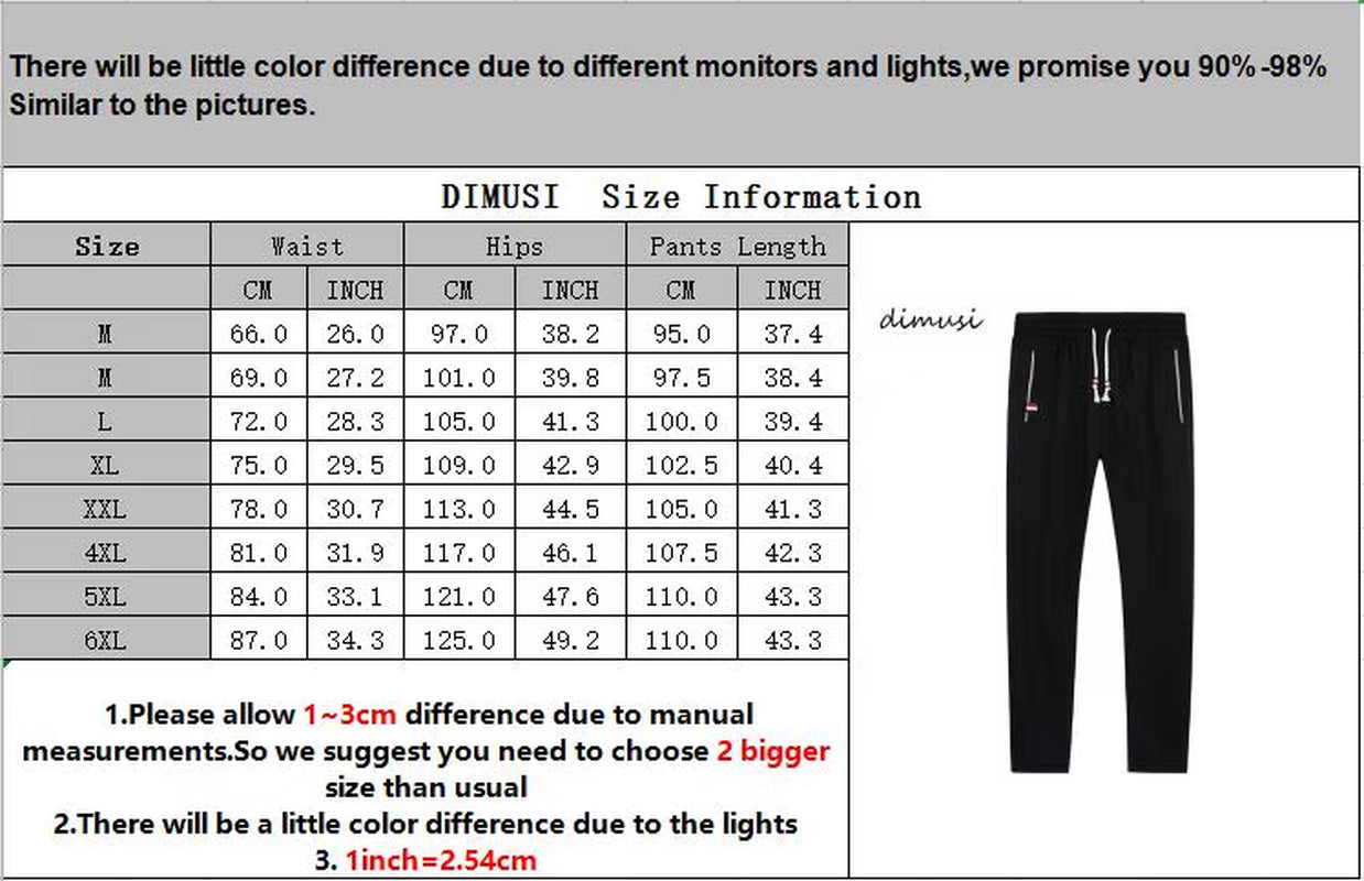 DIMUSI Mens Joggers Casual Pants Fitness Men Sportswear Tracksuit Bottoms Skinny Sweatpants Trousers Gyms Jogger Track Pants 6XL