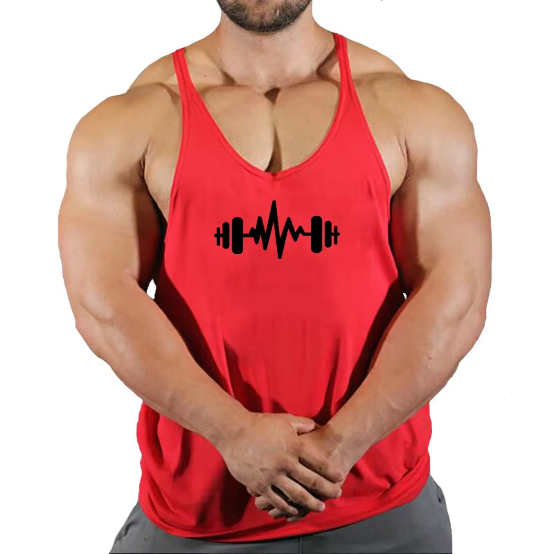 6 Colors Men Tank Top Men Stringer Tank Top Fitness Singlet Sleeveless Shirt Workout Man Undershirt Clothing New