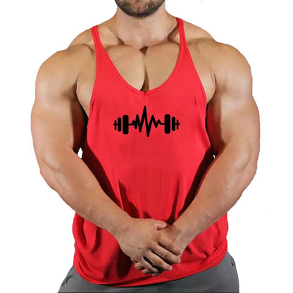 6 Colors Men Tank Top Men Stringer Tank Top Fitness Singlet Sleeveless Shirt Workout Man Undershirt Clothing New