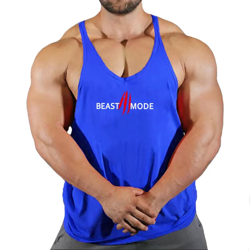 6 Colors Men Tank Top Men Stringer Tank Top Fitness Singlet Sleeveless Shirt Workout Man Undershirt Clothing New